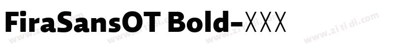 FiraSansOT Bold字体转换